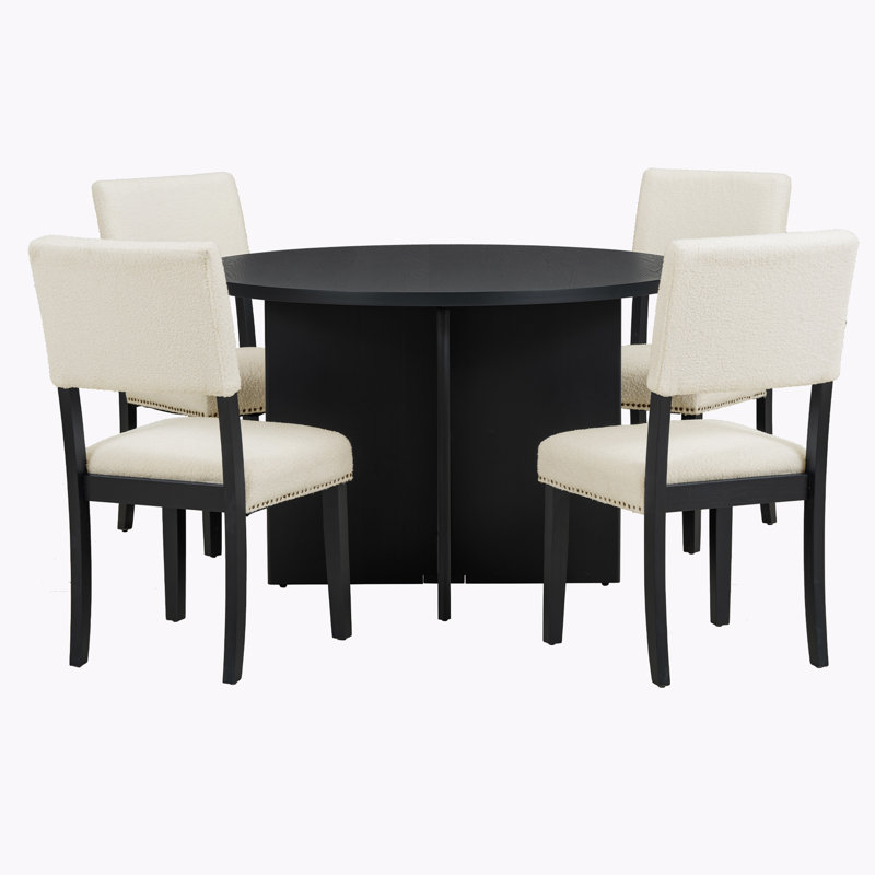 Lark Manor™ 5-Piece Round Dining Table Set | Wayfair